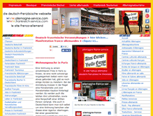 Tablet Screenshot of frankreich-service.com